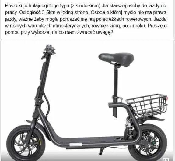 Hulajnoga elektryczna z siodełkiem – Jakie modele warto rozważyć?